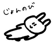 Sanjo-ben Rabbit sticker #9717234