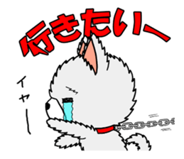 Sticker of pretty dog -pomeranian- sticker #9717474