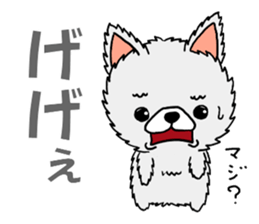 Sticker of pretty dog -pomeranian- sticker #9717480
