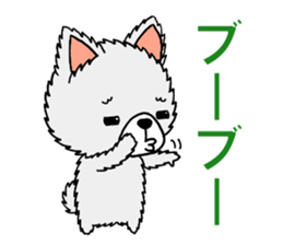 Sticker of pretty dog -pomeranian- sticker #9717481