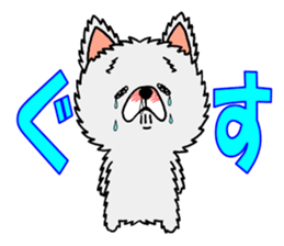 Sticker of pretty dog -pomeranian- sticker #9717482