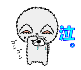 Sticker of pretty dog -pomeranian- sticker #9717483