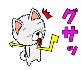 Sticker of pretty dog -pomeranian- sticker #9717487