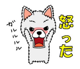 Sticker of pretty dog -pomeranian- sticker #9717500