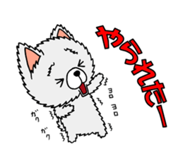 Sticker of pretty dog -pomeranian- sticker #9717505