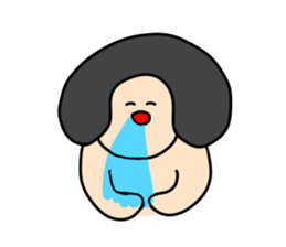 Mushroom head is enjoying sticker #9717749