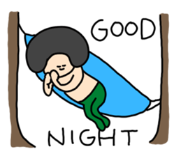 Mushroom head is enjoying sticker #9717755