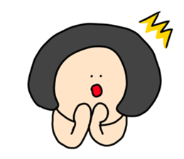 Mushroom head is enjoying sticker #9717757