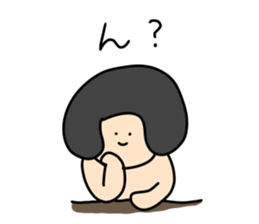 Mushroom head is enjoying sticker #9717776
