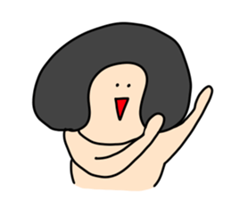 Mushroom head is enjoying sticker #9717777