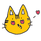 Graffiti Cat Face Sticker sticker #9719154