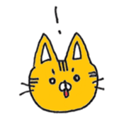 Graffiti Cat Face Sticker sticker #9719167