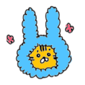 Graffiti Cat Face Sticker sticker #9719190