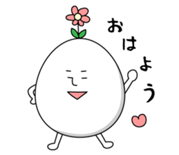 Cute roly poly egg 3 sticker #9719632