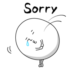 Cute roly poly egg 3 sticker #9719635