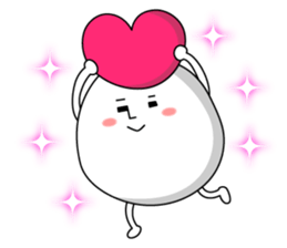 Cute roly poly egg 3 sticker #9719641