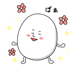 Cute roly poly egg 3 sticker #9719645