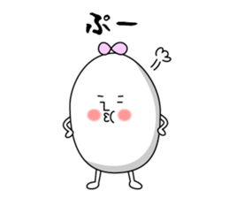 Cute roly poly egg 3 sticker #9719648