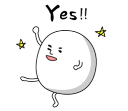 Cute roly poly egg 3 sticker #9719650