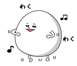 Cute roly poly egg 3 sticker #9719665