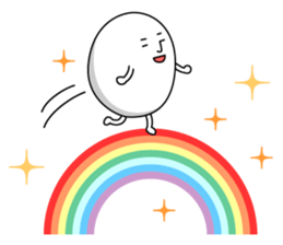 Cute roly poly egg 3 sticker #9719670