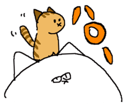 Japanese Orange Tabby Kitten sticker #9720152