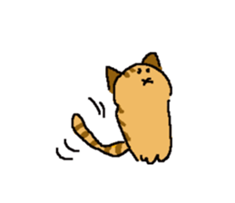 Japanese Orange Tabby Kitten sticker #9720156