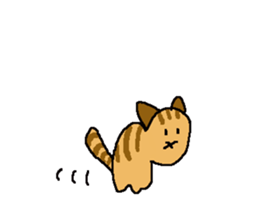 Japanese Orange Tabby Kitten sticker #9720157