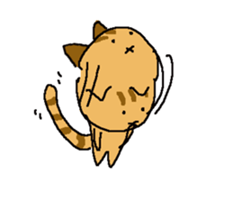 Japanese Orange Tabby Kitten sticker #9720170