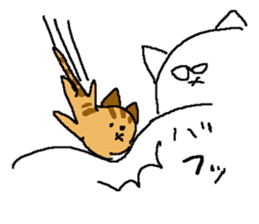 Japanese Orange Tabby Kitten sticker #9720178