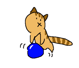 Japanese Orange Tabby Kitten sticker #9720180