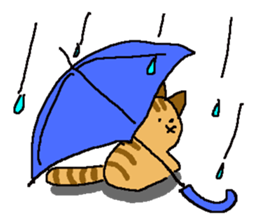 Japanese Orange Tabby Kitten sticker #9720190