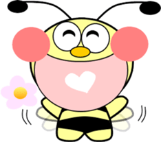 Small bee sticker #9722360