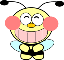 Small bee sticker #9722371