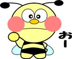 Small bee sticker #9722381