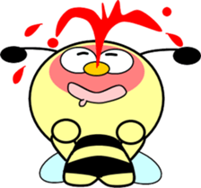 Small bee sticker #9722391