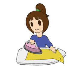 public girl  keiko koike sticker #9722553