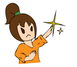 public girl keiko koike sticker #9722555