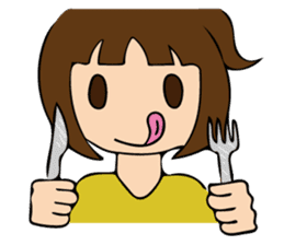 public girl keiko koike sticker #9722558