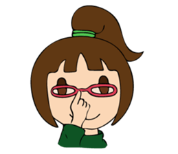 public girl  keiko koike sticker #9722560