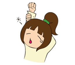 public girl keiko koike sticker #9722562