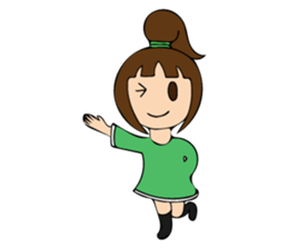 public girl  keiko koike sticker #9722565