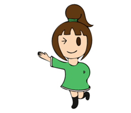 public girl keiko koike sticker #9722565