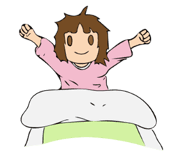 public girl keiko koike sticker #9722570