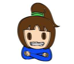 public girl  keiko koike sticker #9722573