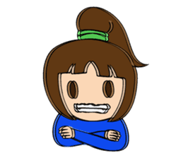 public girl keiko koike sticker #9722573