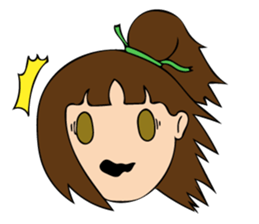 public girl  keiko koike sticker #9722576