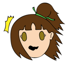 public girl keiko koike sticker #9722576