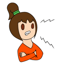 public girl  keiko koike sticker #9722581