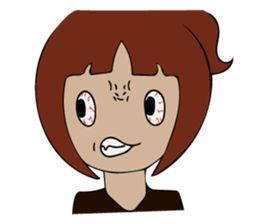 public girl  keiko koike sticker #9722583